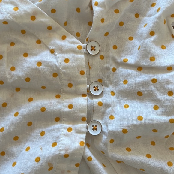 Polka dot blouse, maeve, size 4, Anthropologie - Picture 4 of 6